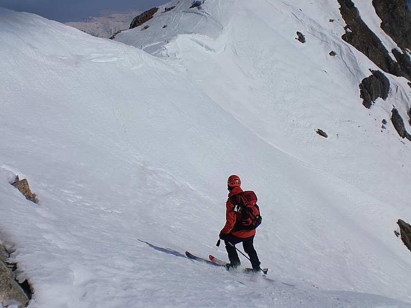 #4 roc de la charbonniere : attaque du couloir roc de la charbonniere : attaque du couloir