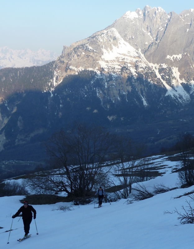 #2 Bas de la course: 1750 m : fin des vergnes, début de la neige gelée Bas de la course: 1750 m : fin des vergnes, début de la neige gelée