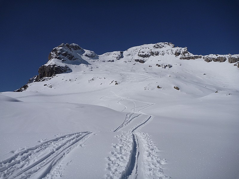 #2 Blanche en vue : Malgré les traces, y-a encore de la place ! Et la poudre a bien tenu ses promesses.. Blanche en vue : Malgré les traces, y-a encore de la place ! Et la poudre a bien tenu ses promesses..