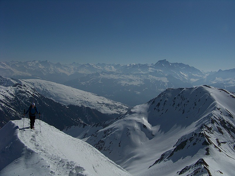 #3 cret du Rey : Passage au sommet après la crête/arête NE cret du Rey : Passage au sommet après la crête/arête NE