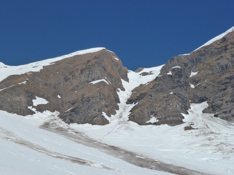 #4 Couloir S du Père : D Couloir S du Père : D'en bas il ferait presque illusion