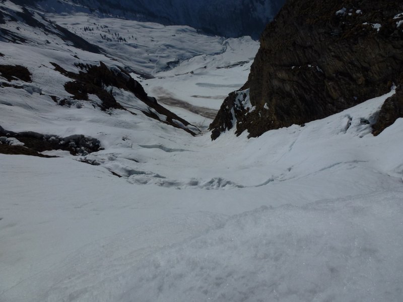 #2 Couloir S du Père : Vu d Couloir S du Père : Vu d'en haut c'est pas si mal