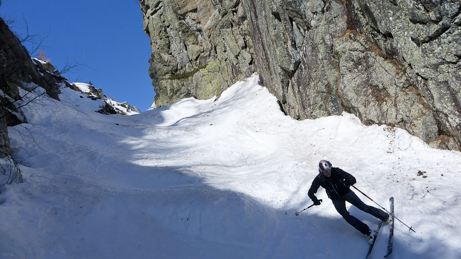 Les gorges passent super bien : boarder cross