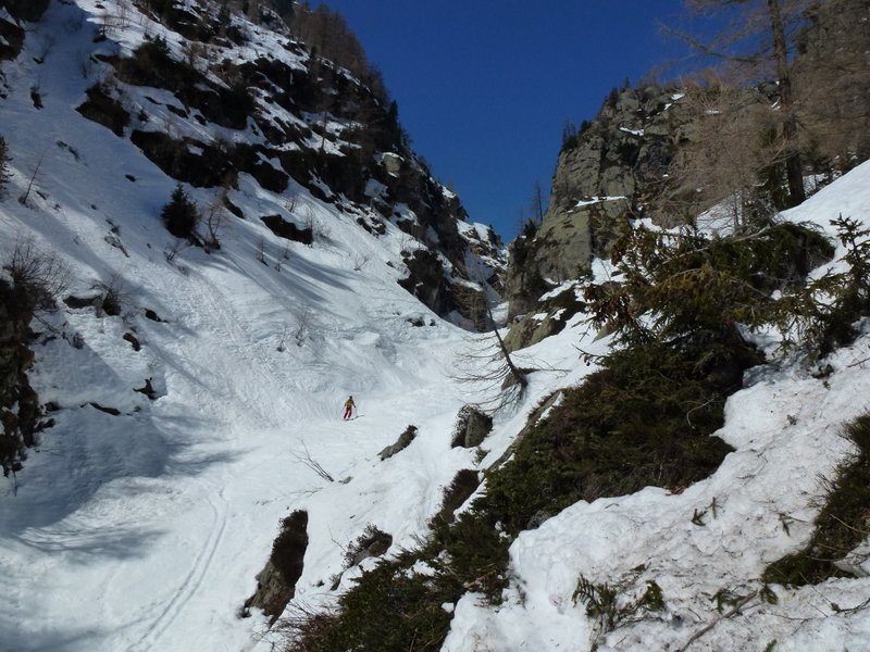 Vallon de Tré-les-Eaux : Excellentes conditions pour la gorge