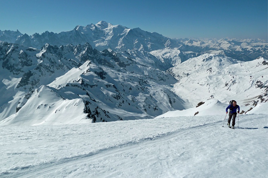 Sous la Mortine : Arête de la Mortine.