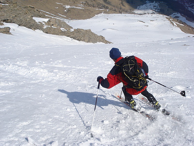 #4 c c'est parti : descente par le couloir de gauche