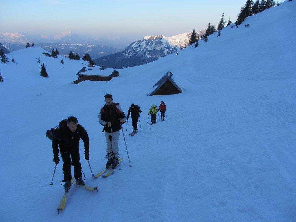 #1 déaprt du refuge : neige béton déaprt du refuge : neige béton