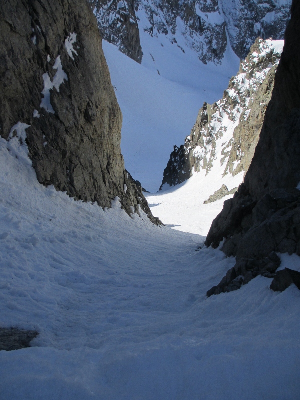 #11 col du flambeau : Haut du couloir. col du flambeau : Haut du couloir.