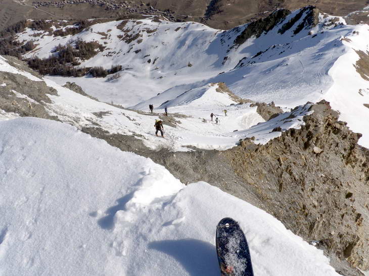 #3 Le final vu du haut : On voit tout l Le final vu du haut : On voit tout l'itinéraire depuis les cabanes de Lamaron