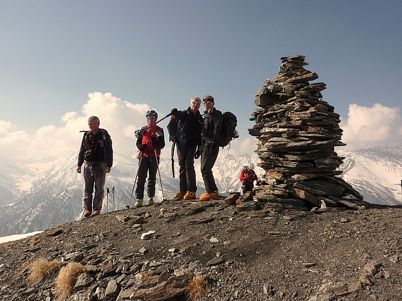 #2 Jean, Mich, Phil, Jpol et Clo : Sommet de La Lauzière Jean, Mich, Phil, Jpol et Clo : Sommet de La Lauzière
