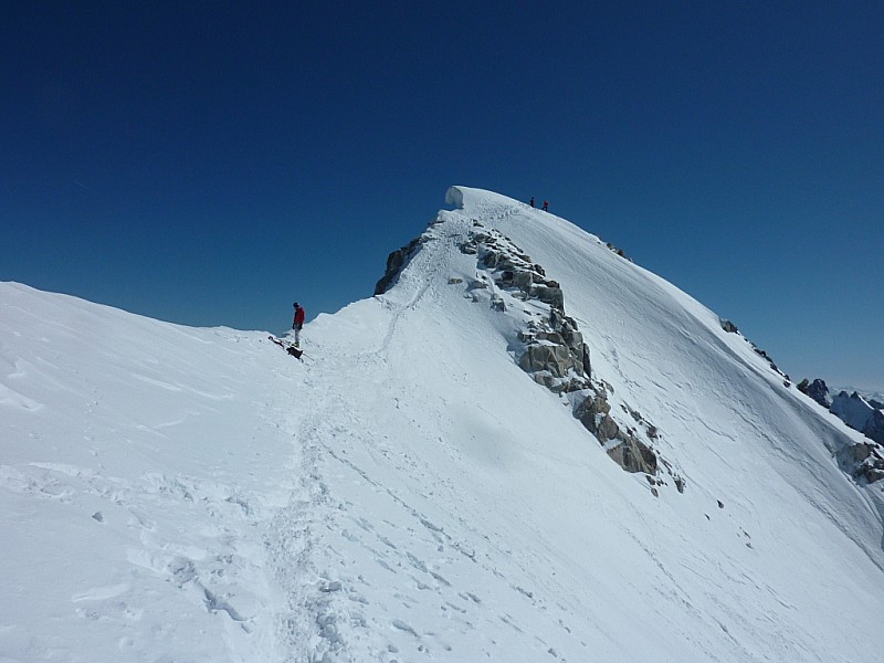#4 Couloir Barbey : C Couloir Barbey : C'est de la que ça part.