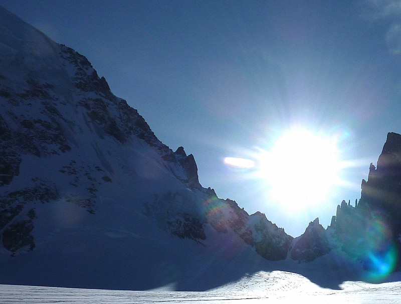 #13 Face N Aig. d Face N Aig. d'Argentière : Partie médiane.