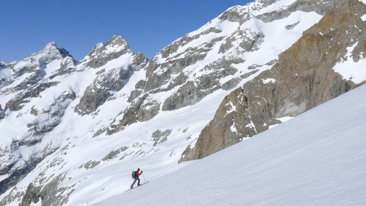 #8 Etienne : La brèche du Rateau et l Etienne : La brèche du Rateau et l'arête S au dessus