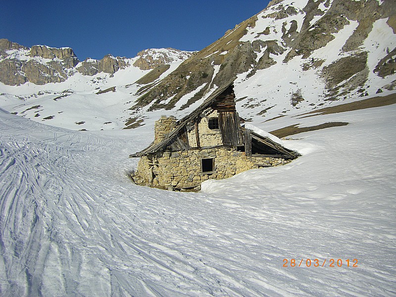 #1 Col de la Roya 28 03 2012 : Arrivée aux Chalet de l Col de la Roya 28 03 2012 : Arrivée aux Chalet de l'Izoard