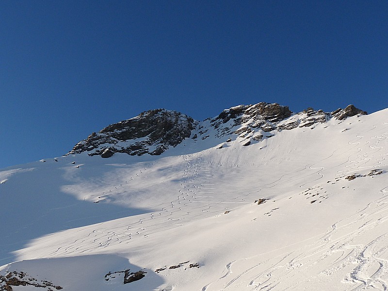 #2 Couloir N du Pic du Col d Couloir N du Pic du Col d'Ornon - Les traces parlent d'elles-mêmes