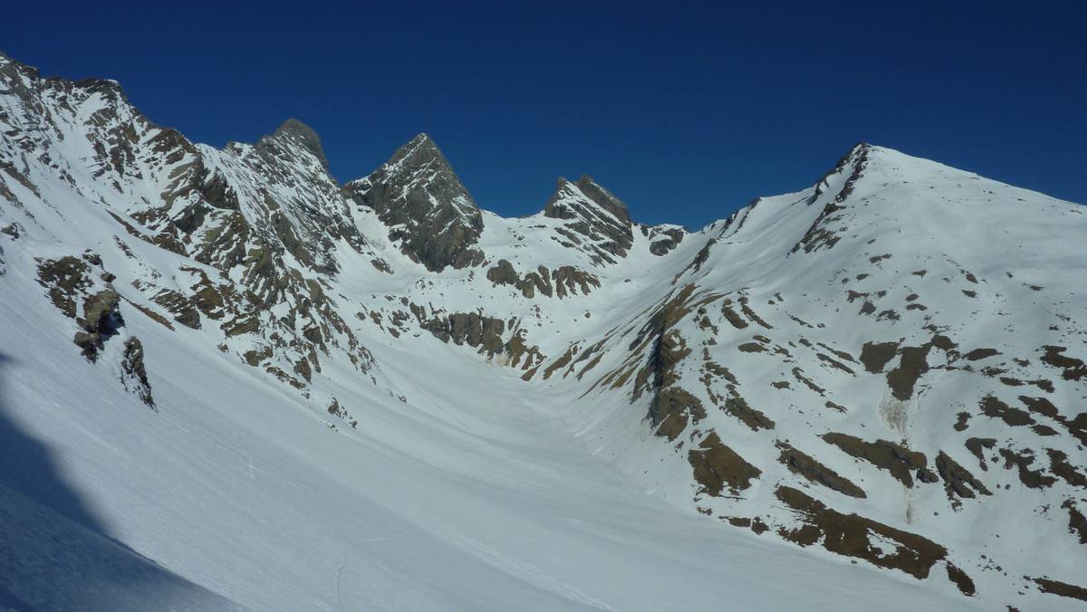 #1 Aiguilles d Aiguilles d'Arves : avec l'Aiguille de l'Epaisseur comme satellite