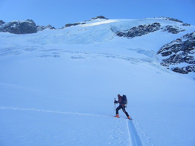#2 montée sous les séracs : sous les séracs montée sous les séracs : sous les séracs