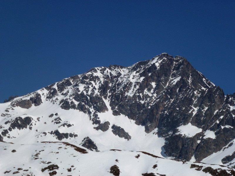 #15 Mt Tondu : Face W et couloir SW ce jour Mt Tondu : Face W et couloir SW ce jour
