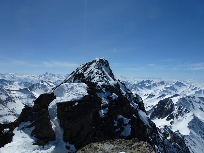 #8 Mt Tondu : Sommet du Tondu depuis le Pain de Sucre Mt Tondu : Sommet du Tondu depuis le Pain de Sucre