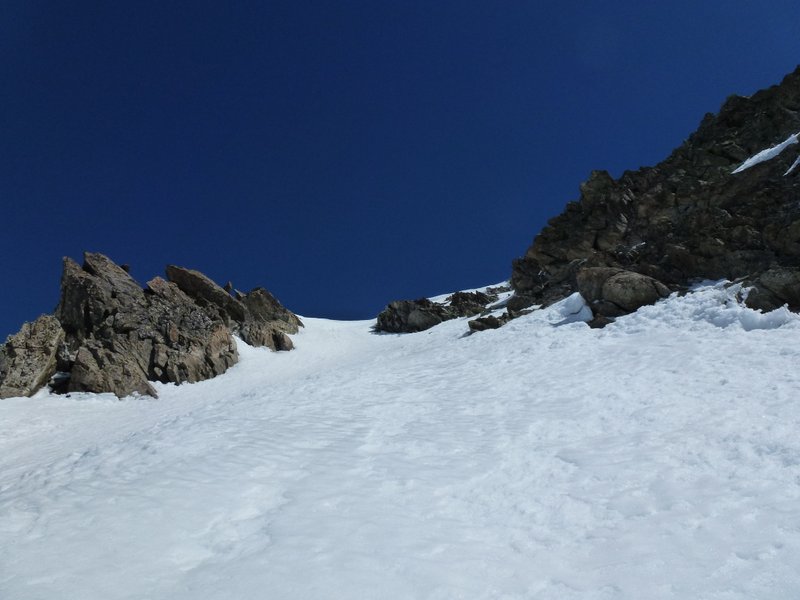 #6 Mt Tondu : Le haut du couloir, nickel Mt Tondu : Le haut du couloir, nickel