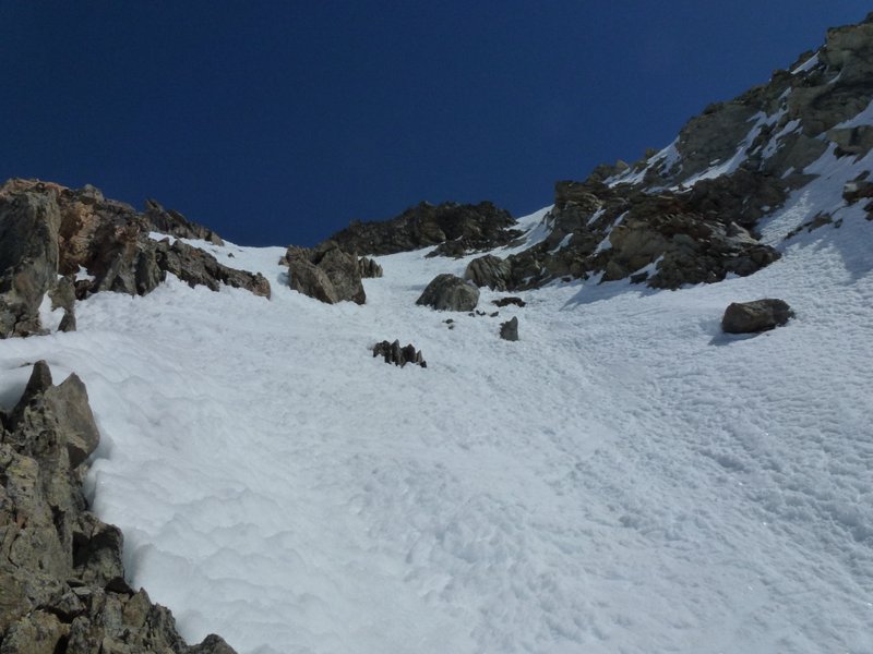 #11 Mt Tondu : Le couloir supérieur descendu Mt Tondu : Le couloir supérieur descendu