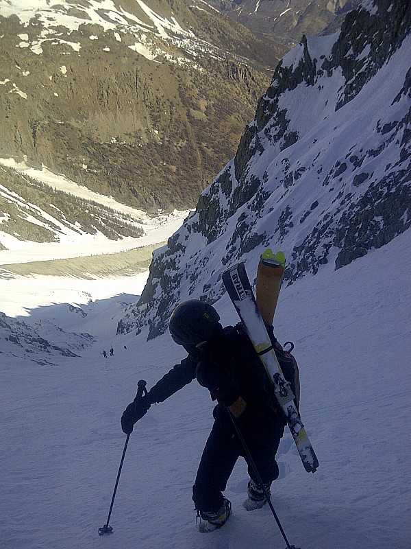 #2 Montagne des Agneaux : Vers le bas du Couloir Montagne des Agneaux : Vers le bas du Couloir
