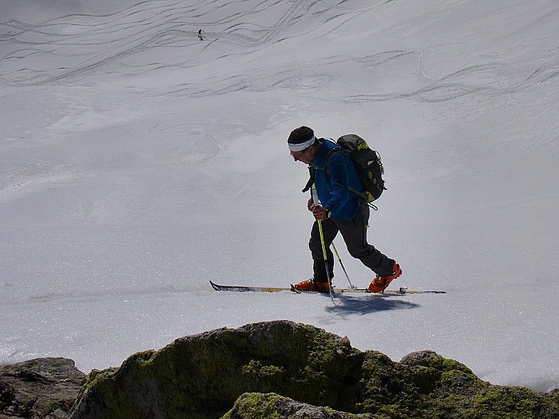 #5 aiguille de la balme : Jean-Pierre en termine aiguille de la balme : Jean-Pierre en termine