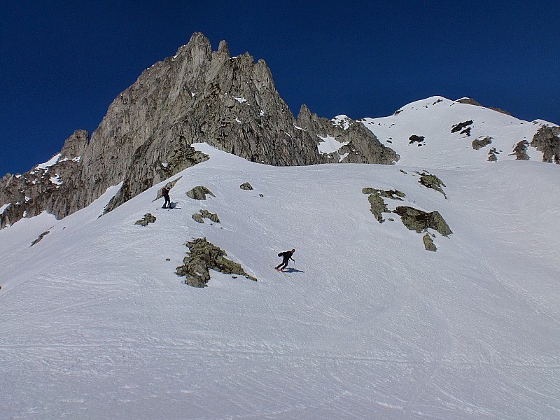 #6 aiguille de la balme : Pierrot se fait bien plaisir sur cette moquette aiguille de la balme : Pierrot se fait bien plaisir sur cette moquette