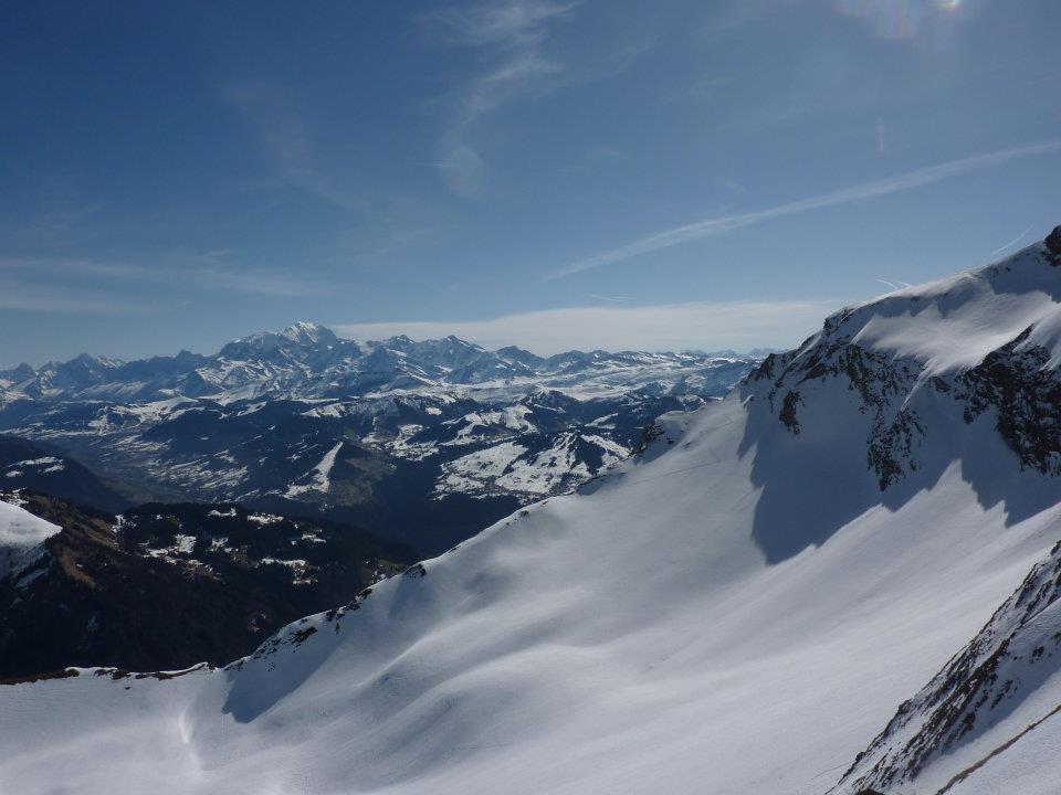 charvin face EST 31/3/12 : l'incontournable Mt blanc