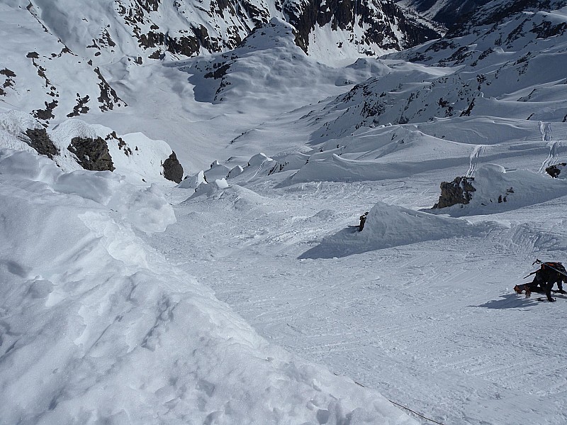 #2 haut de la face : Bonne neige haut de la face : Bonne neige