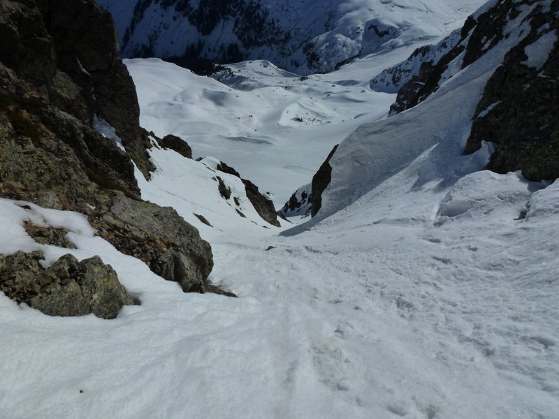 #5 Couloir E : Neige un peu molle mais pas mal quand même Couloir E : Neige un peu molle mais pas mal quand même