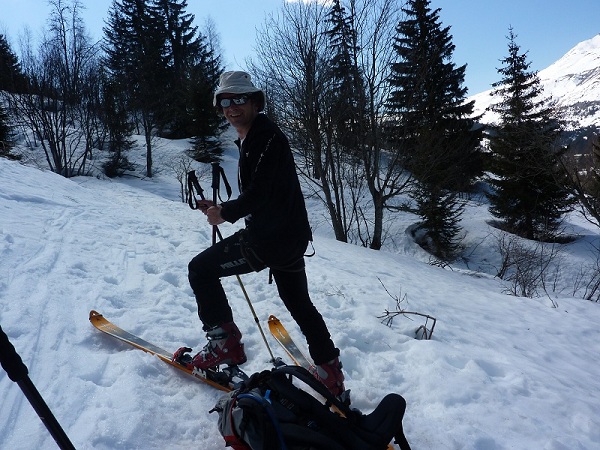 #1 dôme de miage : sortie de la forêt + chaussage dôme de miage : sortie de la forêt + chaussage