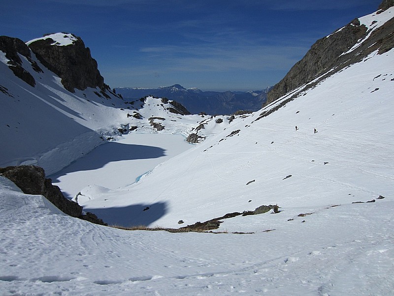 #6 lac du crozet : Pab et Bobo en pleine traversée lac du crozet : Pab et Bobo en pleine traversée