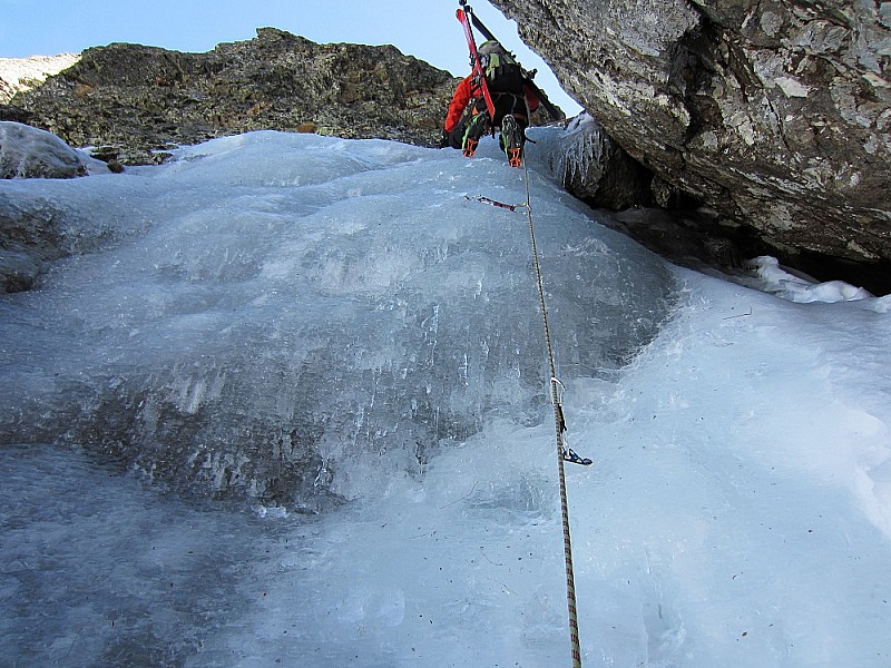 #3 2e ressaut : glace épaisse ici aussi 2e ressaut : glace épaisse ici aussi