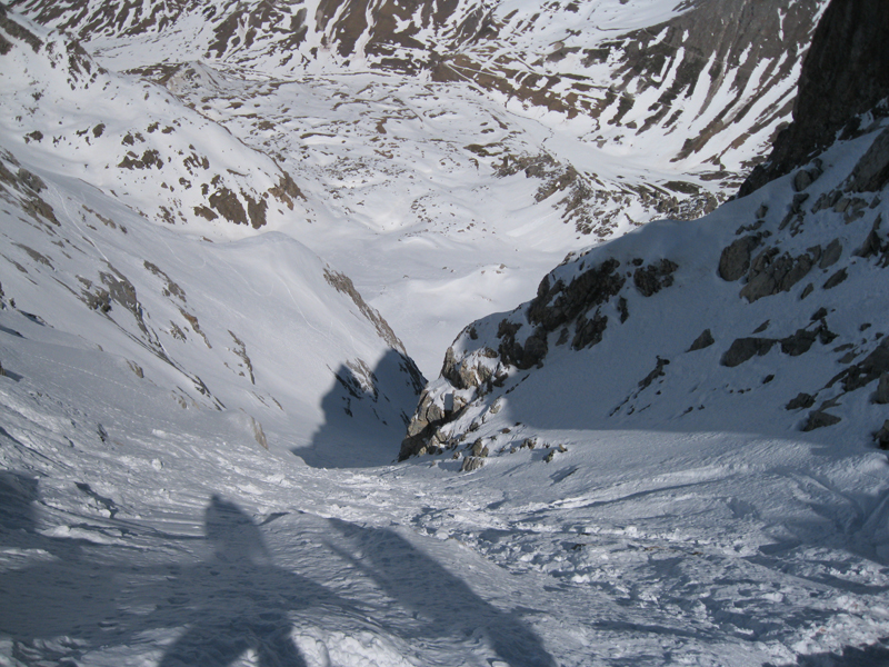 #4 Clapière -haut du couloir : le départ Clapière -haut du couloir : le départ