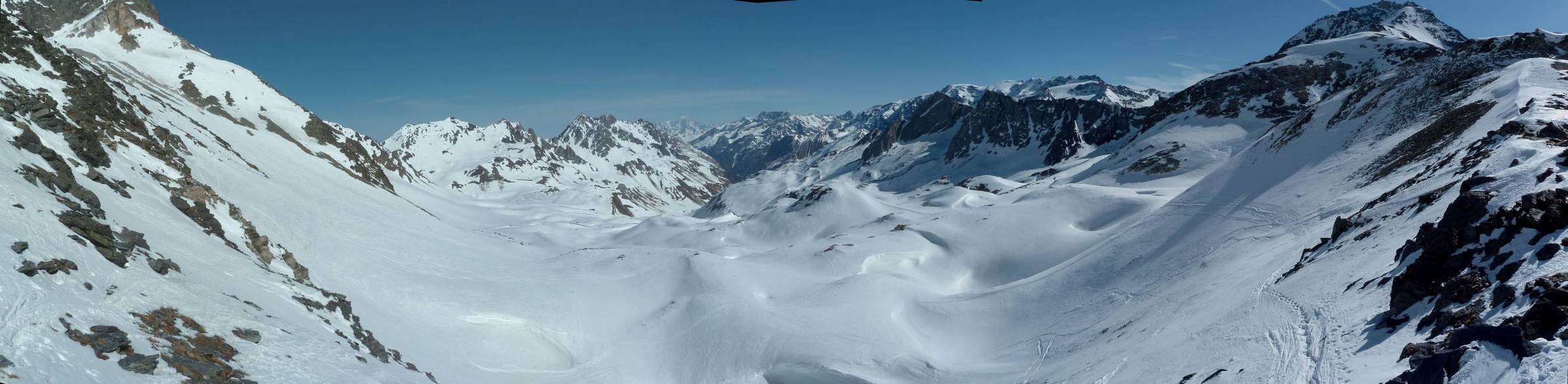 #3 Col de Chavière : Vue panoramique au Nord Col de Chavière : Vue panoramique au Nord