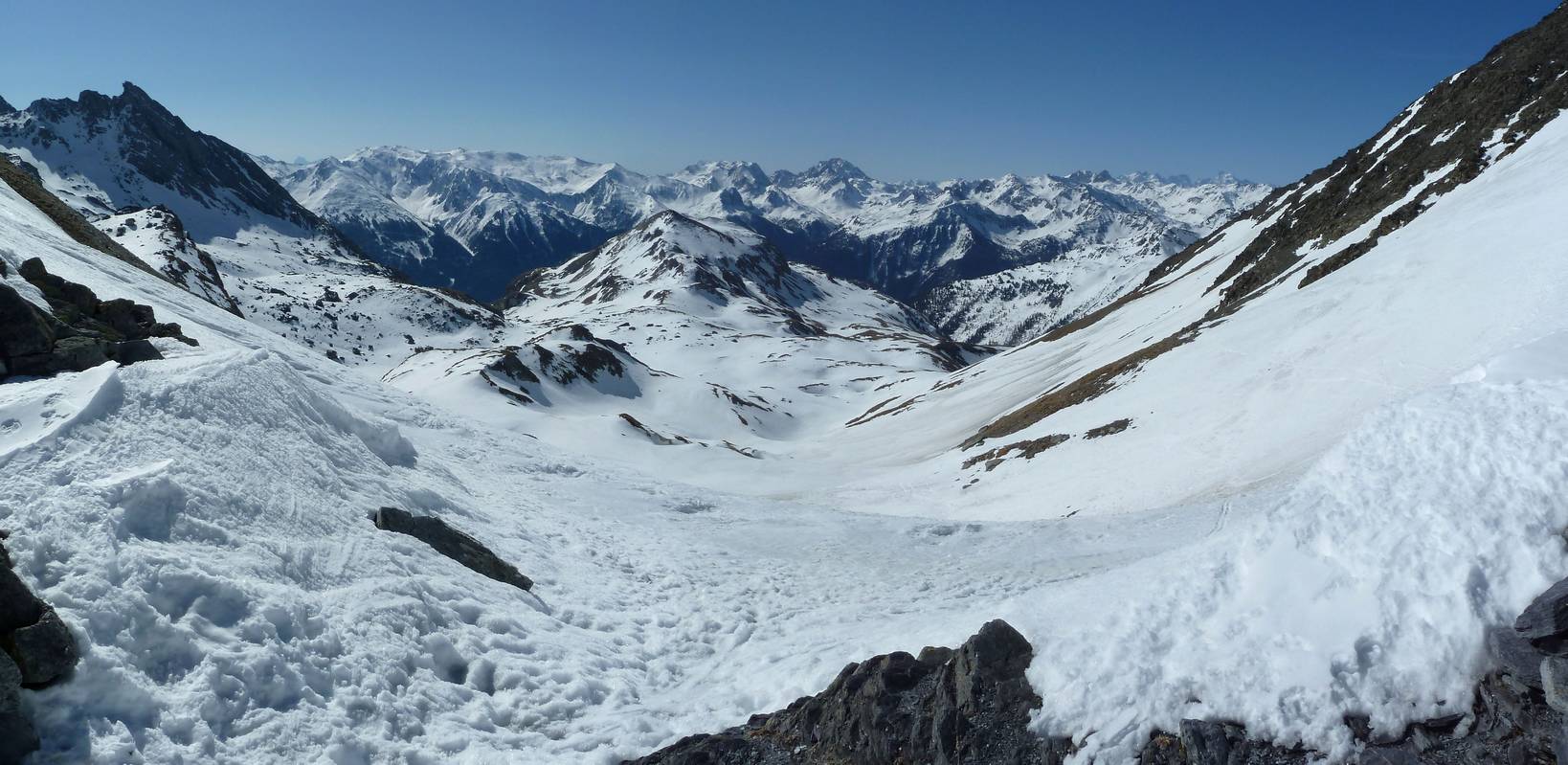 #6 Col de Chavière : Vue panoramique au Sud Col de Chavière : Vue panoramique au Sud