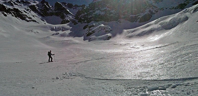 #3 Glacier de l Glacier de l'Aup 31 mars 2012 : descente du Glacier de l'Aup