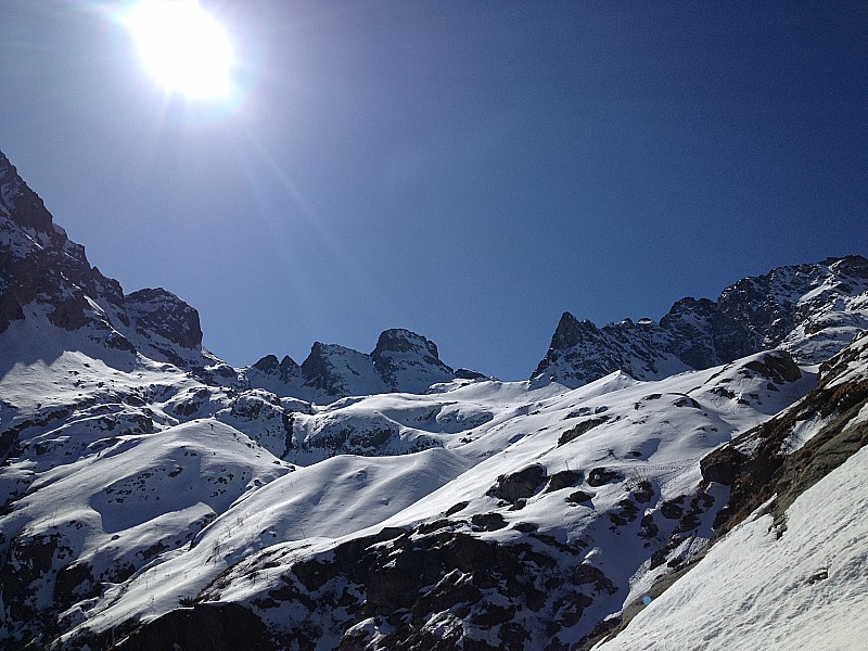 #2 En sortant du Passo : le paysage se fait.....comment dire :Skiant! En sortant du Passo : le paysage se fait.....comment dire :Skiant!