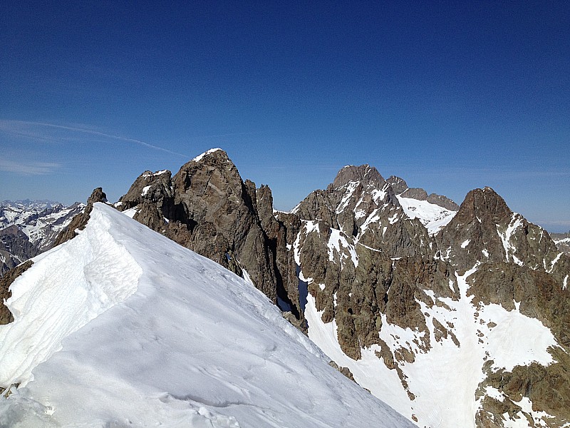 #7 Brocan,Argentera : vue du sommet. Brocan,Argentera : vue du sommet.