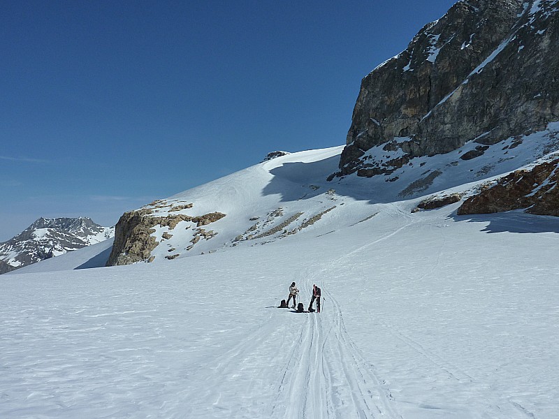 #7 Col du Pelve : Repeautage après la partie bien gelée Col du Pelve : Repeautage après la partie bien gelée