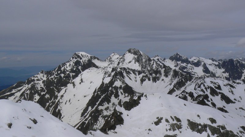 #2 Depuis le col Dulong de Rosnay : P Depuis le col Dulong de Rosnay : P'tite pause au col ou on hésite entre face sud et profiter de la poudre tassée de la face nord