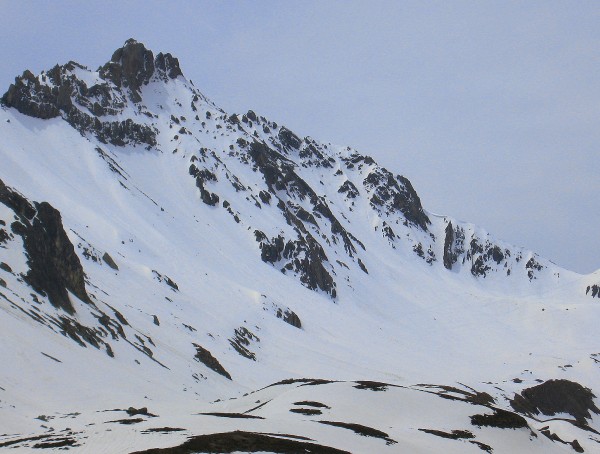 aiguille du Grand Fond : Face N de l'Aiguille du Grand Fond