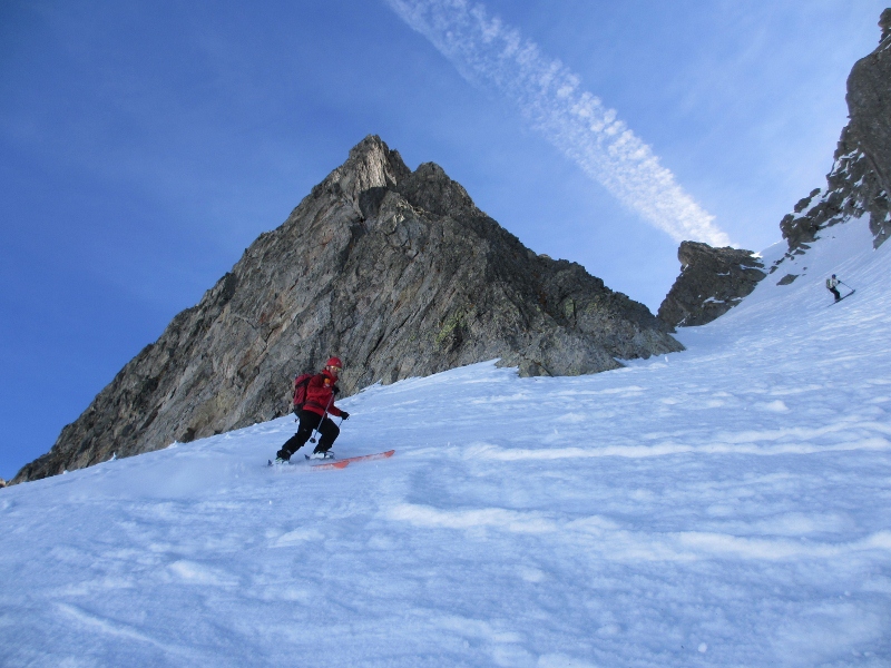 #5 Face N du pas du Frêne : Neige un poil dure mais bon grip. Face N du pas du Frêne : Neige un poil dure mais bon grip.