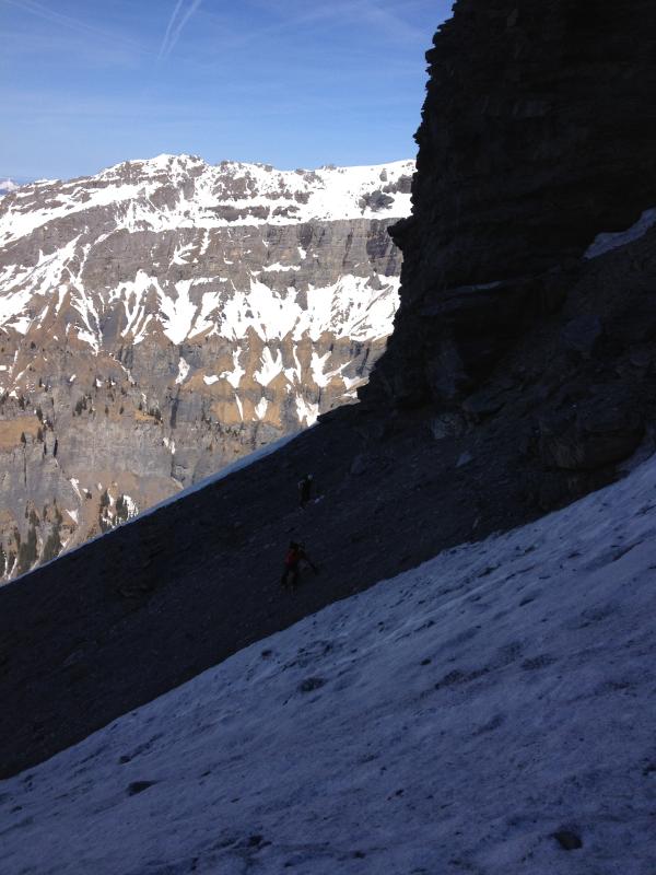 #6 Couloir du Lion : Traverssée bien seche pour rejoindre le couloir principal Couloir du Lion : Traverssée bien seche pour rejoindre le couloir principal