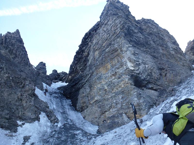 #4 Couloir du Lion : à gauche, bin c Couloir du Lion : à gauche, bin c'est pas joli joli !!