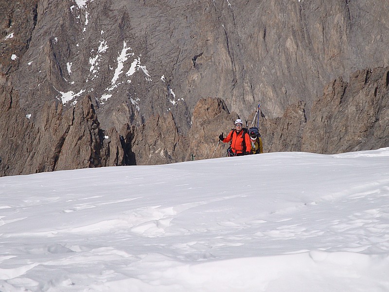 col en vue : arrivée au col