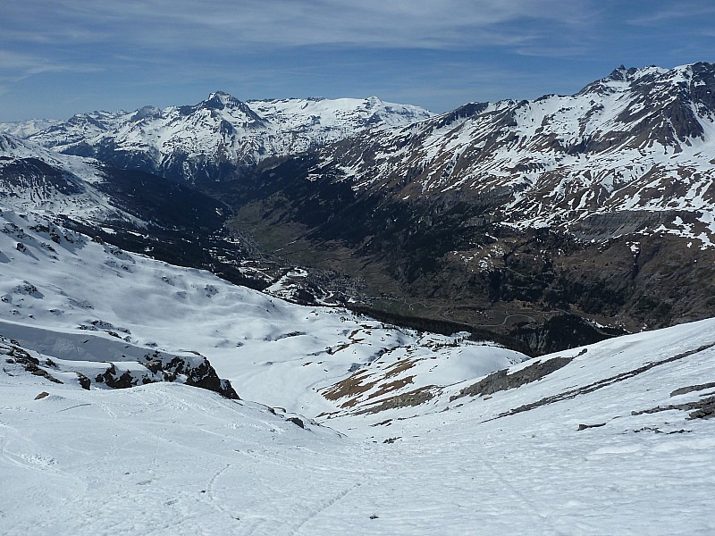 #11 Verrou du Charboillon : c Verrou du Charboillon : c'est dans les pierriers à droite que la neige était la meilleure
