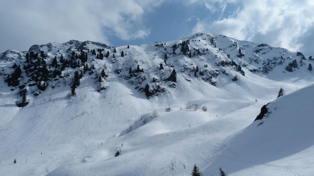 #11 Combe de Claran : Peu de pente mais l Combe de Claran : Peu de pente mais l'ambiance est sympa