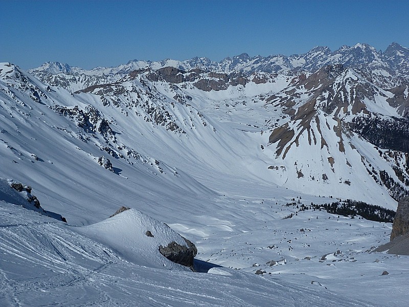 #2 Col des Portes : La casse des Oules dans sa blancheur Col des Portes : La casse des Oules dans sa blancheur